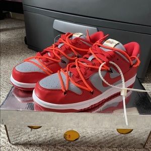 Off White Nike Dunk University Red